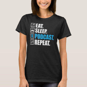 T-shirt Drôle Podcast Designs Pour Hommes Femmes Disque Jo