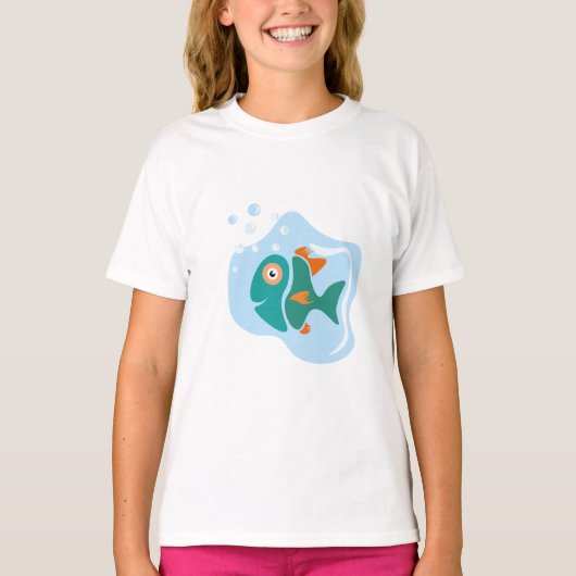 T-shirt Drôle Poisson élégant (Devant)