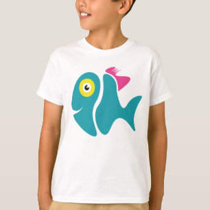 T-shirt Drôle Poisson élégant