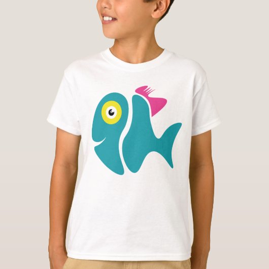T-shirt Drôle Poisson élégant (Devant)