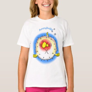 T-shirt Drôle poisson poivron porc-épic caricature poisson