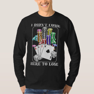 T-shirt Drôle Poker Cadeau Pour Hommes Femmes Poker Joueur