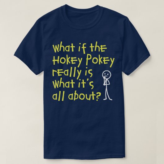 T-shirt Drôle Pokey Hokey (Design devant)