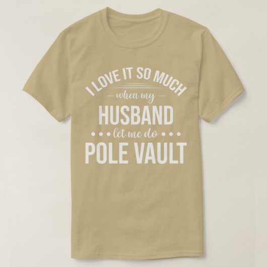 T-shirt Drôle Pole Vault Pole Vaulting Femme (Design devant)