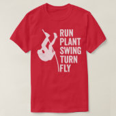 T-shirt Drôle Pole Vault Pole Vaulting Pole Jumping Run Pl (Design devant)