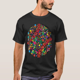 T-shirt Drôle Polka Dot Lover Joueur de baseball Internati