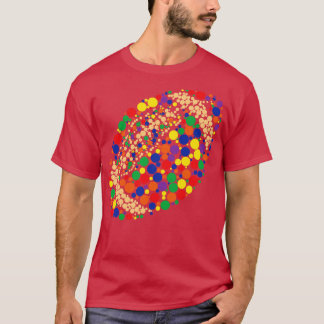 T-shirt Drôle Polka Dot Lover Lecteur International Dot Da