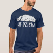T-shirt Drôle Polonais Chat Pologne Polska Pride Cadeau (Devant)