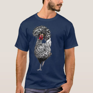 T-shirt Drôle Polonais Jardin de poulet Poulet ferme de c