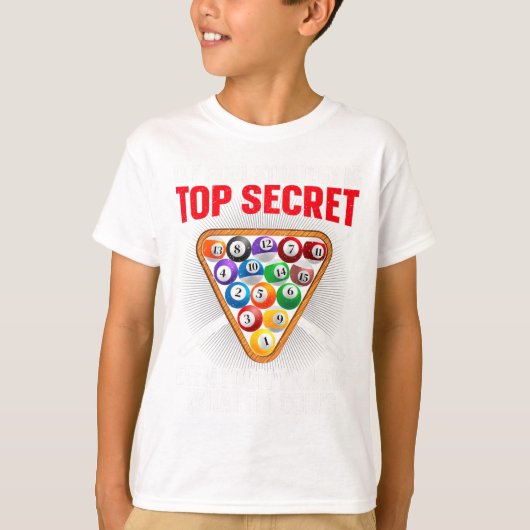 T-shirt Drôle Pool Player Conception Pour Hommes Femmes 8 (Devant)