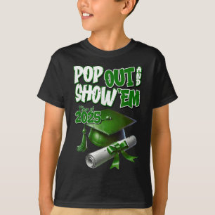 T-shirt Drôle Pop Out Et Montre Em Senior Cl De 2025 Gradu