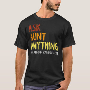 T-shirt Drôle Poser À La Tante Tout Ce Qu'Elle Drôle Famil