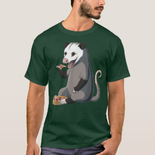 T-shirt Drôle Possum Pizza Lover Opossum