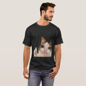 T-shirt Drôle Pouce Triste Up Chat Meme Pleurant Kitten Lo (Devant entier)