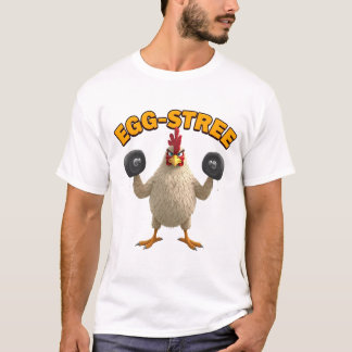 T-shirt drôle "Poule de gym extrême" pour amateurs
