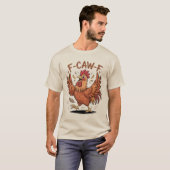 T-shirt Drôle poulet (Devant entier)