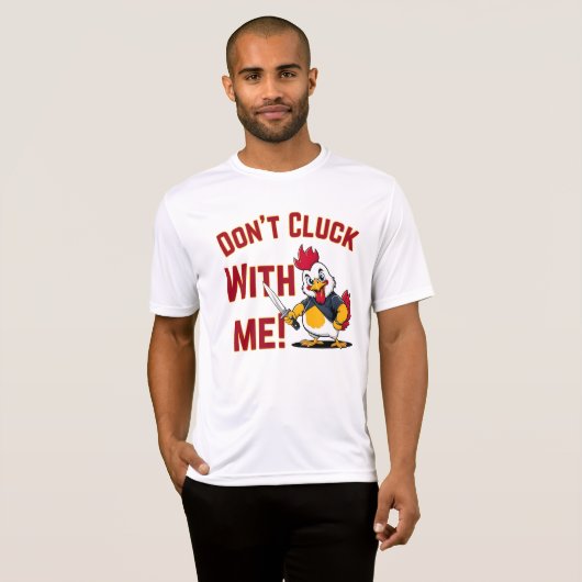 T-shirt Drôle Poulet - N'étouffez pas avec moi (Devant entier)