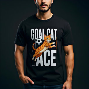 T-shirt drôle pour amateur de chat et de football