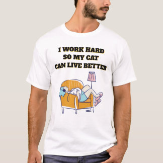 T-shirt drôle pour amateur de chats | T-shirt mode