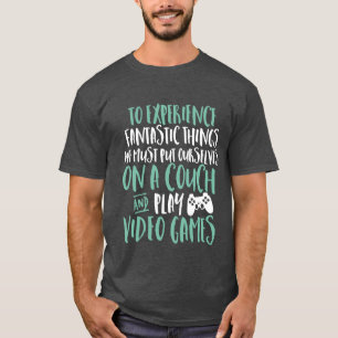 T-shirt drôle pour des jeux vidéo geek et Gamer