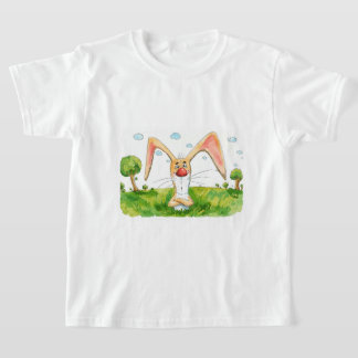 T-shirt drôle pour enfants avec un lapin impertine