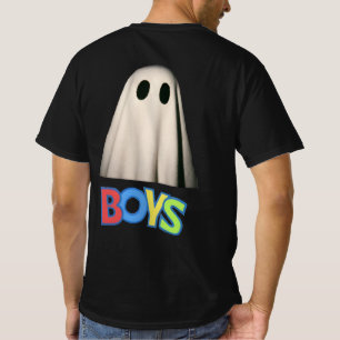 T-shirt drôle pour garçons fantômes – Halloween mi