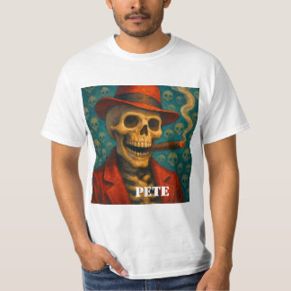 T-shirt drôle pour homme avec crâne