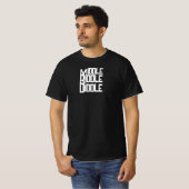 T-Shirt Drôle pour Hommes « Middle Riddle Diddle » (Devant entier)