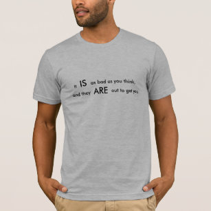 T-shirt drôle pour la personne paranoïde