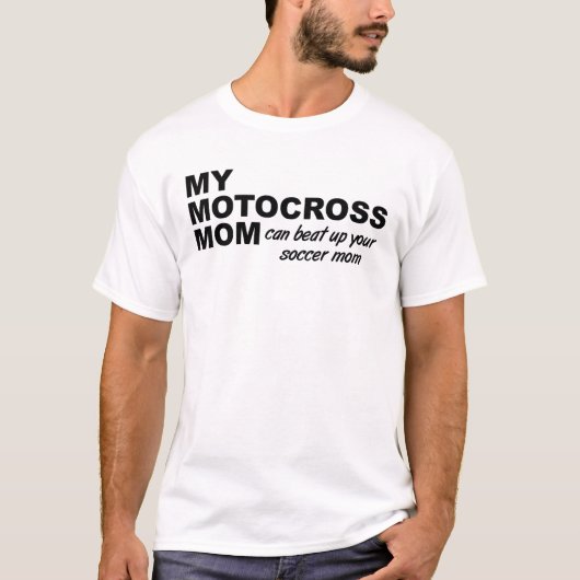 T-shirt drôle pour maman de motocross (Devant)