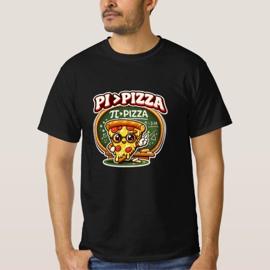 T-shirt drôle pour prof de maths – Pi supérieur à (Devant)