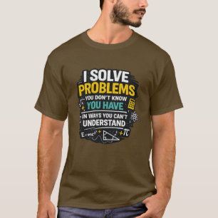 T-shirt drôle pour professeur de mathématiques - C