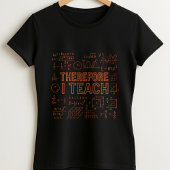 T-shirt drôle pour professeur de mathématiques ; É