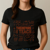 T-shirt drôle pour professeur de mathématiques ; É