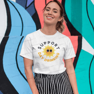 T-shirt drôle pour soutenir la consommation d'alco
