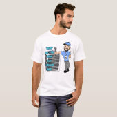 T-shirt drôle pour technicien CVC Fais-moi confian (Devant entier)