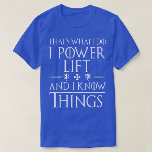 T-shirt Drôle Powerlifting T's Cadfts (Design devant)