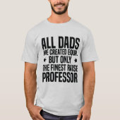 T-shirt Drôle professeur de chimie Papa White (Devant)