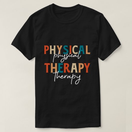 T-shirt Drôle professeur de physiothérapie PT Thérapiste (Design devant)