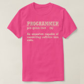 T-shirt Drôle Programmeur Coder Software Developer Citatio (Design devant)