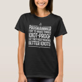 T-shirt Drôle Programmeur Hommes Femmes Ordinateur Coder P (Devant)