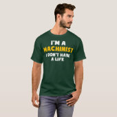 T-shirt Drôle programmeur informatique machiniste CNC (Devant entier)
