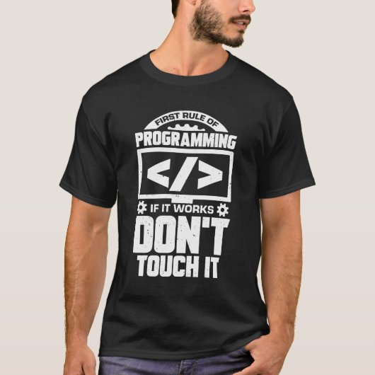 T-shirt Drôle programmeur programmeur Coder Cadeau Cadeau (Devant)