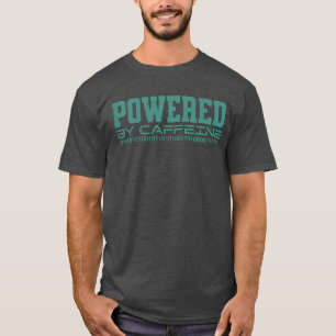 T-shirt Drôle Propulsé Par Le Hacker De Caféine Hacking Ét