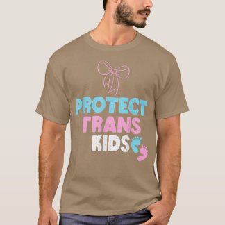 T-shirt Drôle Protéger Trans Enfants Citer LGBT Cool Proté