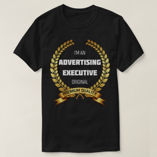 T-shirt Drôle publicité Design exécutif (Design devant)