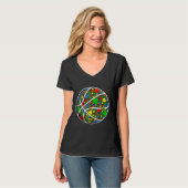 T-shirt Drôle Puzzle Sensibilisation sur l'autisme de bask (Devant entier)