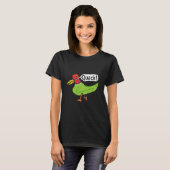 T-shirt Drôle Quacking de canard (Devant entier)