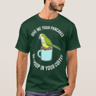 T-shirt Drôle Quaker Parrot Cadeau Pour Les Propriétaire