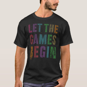 T-shirt Drôle que les jeux commencent Imaginaire Football